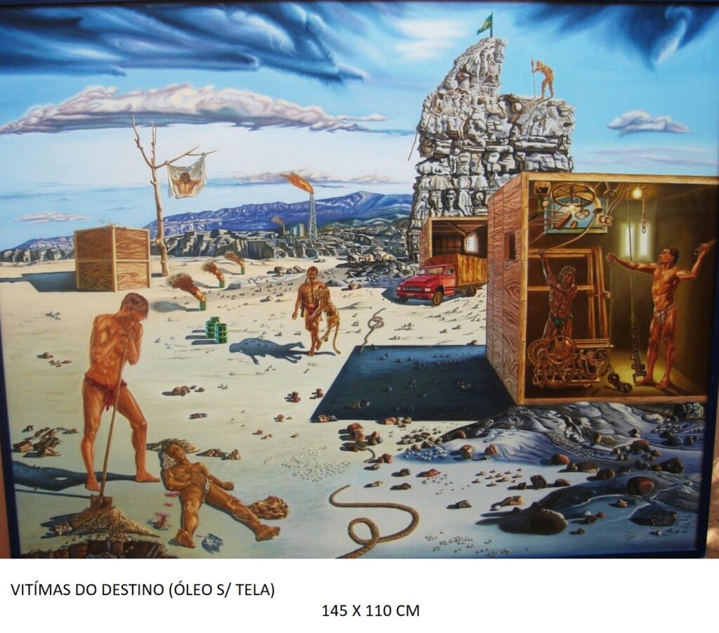 Pintor surrealista expõe no Palácio Tiradentes