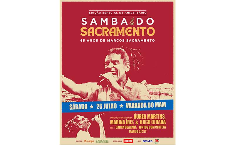 Samba do Sacramento fará edição especial de aniversário com convidados na Varanda do MAM