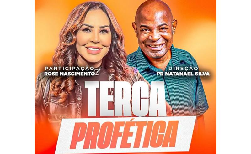 Terça Profética: Barra da Tijuca recebe noite de louvor e palavra com Rose Nascimento no Ministério Aviva
